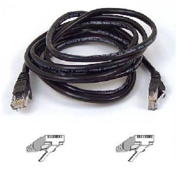 Fasttrack Cat. 6 UTP Patch Cable - 75ft - 1 x RJ-45 1 x RJ-45 - Patch Cable - Snagless Molded - Black FA3538592 - main